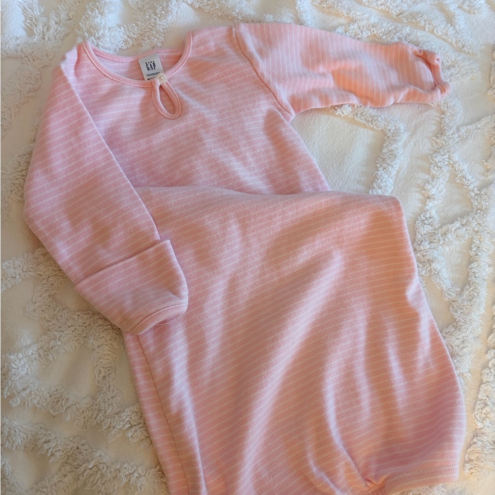 GAP Light Pink Striped Sleep Sack